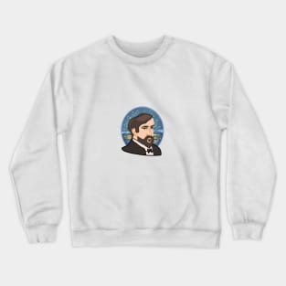 Claude Debussy Illustration Crewneck Sweatshirt